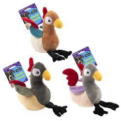 Dog Toy Chicken 3 Asst Colour 25x15cm