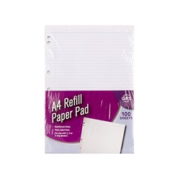 Paper Pad A4 Binder Holes 100pk