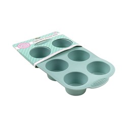 Silicone Style Cupcake Mould 6 Spaces 30x20x4.3cm 152gm
