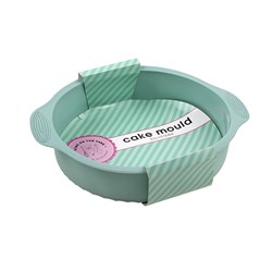 Silicone Style Cake Mould w Handles 24.7x4.5cm 165g