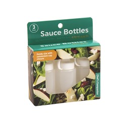 Sauce Bottles Clear 3pk 44ml each