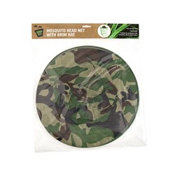 Mosquito Head Net w Brim Hat