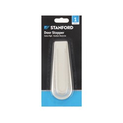 Door Stopper Rubber White Extra High 1 Pc