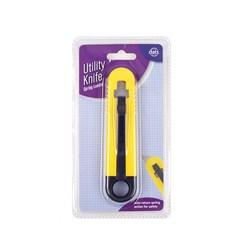 Knife Utility Retractable Spring Loaded Clamshell