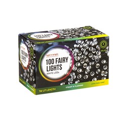 Lights Solar Fairy Pk100 White 2F
