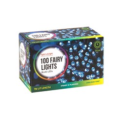 Lights Solar Fairy Pk100 Blue 2F