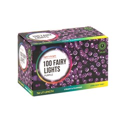 Lights Solar Fairy Pk100 Purple 2F