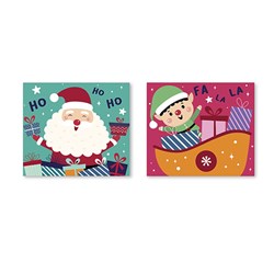 Holder Gift Card Xmas 10x11 2 Asst