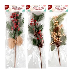 Tree Picks Xmas 40cm 3 Asst