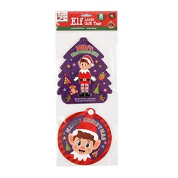 Xmas Elves Gift Tags 8pk
