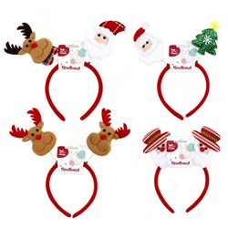 Headband Novelty Xmas 4 Asst