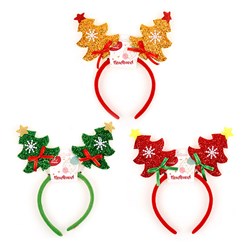 Headband Novelty Xmas 3 Asst