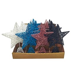 Decoration Xmas Tree Topper Star 15x5x20cm