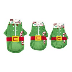 Dog Xmas Sweater Green Asst Size S30/M35/L40cm