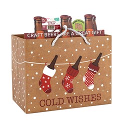 Gift Bag Xmas Beer Insert
