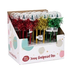 Xmas Ballpoint Pen 3 Asst