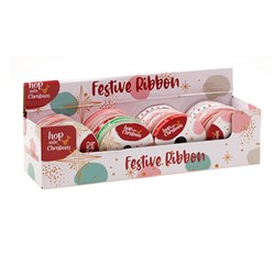 Gift Ribbon Xmas 2.7mx1cm 6 Asst Designs