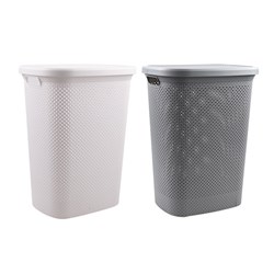 PP Laundry Basket w Lid 45.4x36.6x59.5cm