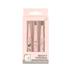 Beauty Tweezer 3pk 10cm