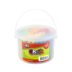 Chalk Coloured 100pk in Bucket