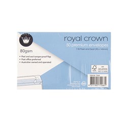 Envelope Wht Wallet P&S 80gsm 11B 50Pk P7.6 FSC Mix Credit