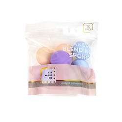 Sponge Makeup Blender 10pk Asst Cols
