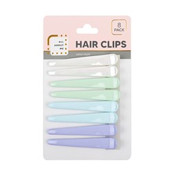 Hair Clips Salon Style 8pk