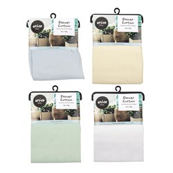 Curtain Shower Asst Cols 180x180cm