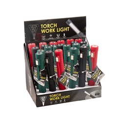 Torch Work Light Asst Cols