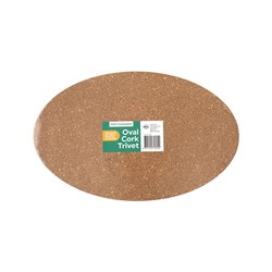 Pot Cork Stand 1 pc Oval 34.5x21.5cm