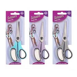 Scissors Rubber Grip 150mm 3 Asstd Cols