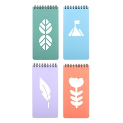 Notebook Basic PP Diecut Slimline 120pg