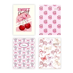 Notebook Soft Cover Printed A5 4Ast P7.1 FSC Mix Credit