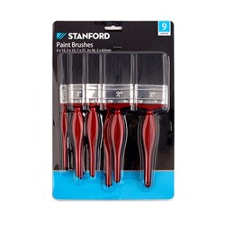 Paint Brush Set 9 Asstd 12/25/37/50/62mm