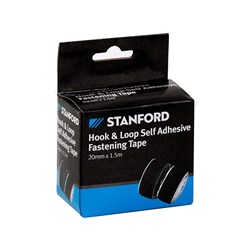 Tape Hook and Loop Fastening 1Pk 1.5Mx20mm