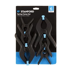 Clamp Set 6Pk 75/100/150mm