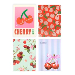 Notebook Card Cover Stitched 4 Asstd Des A4 96pg