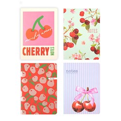 Notebook Card Cover Stitched 4 Asstd Des A5 96pg