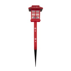 Stake Light Xmas Lantern Solar H37cm x 8.5cm Pk1
