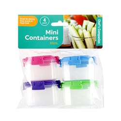 Dressing Containers Mini 4pk 65ml