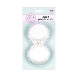 Cake Paper Cups 100pk White