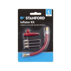 Inflator Kit 5Pc Bikes/Balls/Inflatables