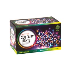 Lights Fairy Candy Colour 8F Solar Pk200