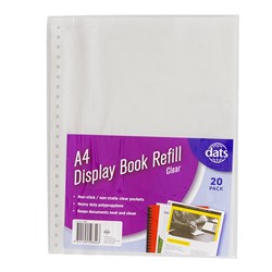 Display Book Refill A4 20pk w SRT