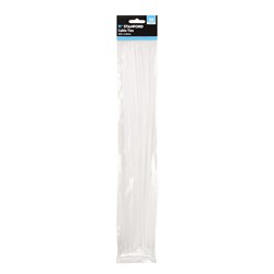 Cable Ties Clear 30Pk 400x4.8mm