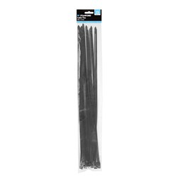 Cable Ties Black 15Pk Wide 480x7.6mm