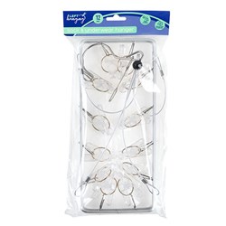 Hanger Clothes Airer Rectangle Aluminium 12 Pegs