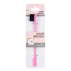 Hair Brush Edge Styling 17.5cm Pink