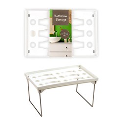 Bathroom Storage Rack Rectangle Organiser 23x15x11cm