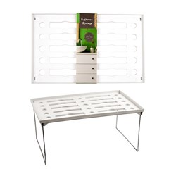 Bathroom Storage Rack Rectangle Organiser 39x24x18cm
